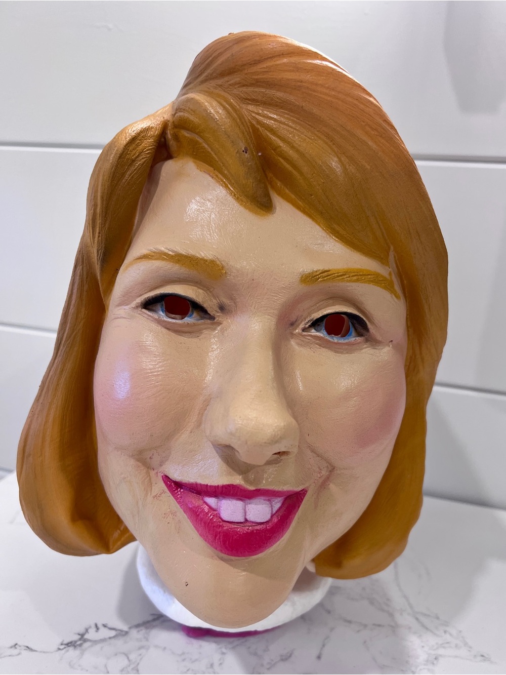VTG 1992 Cesar Hillary Clinton Halloween Mask - Excellent Condition Deadstock